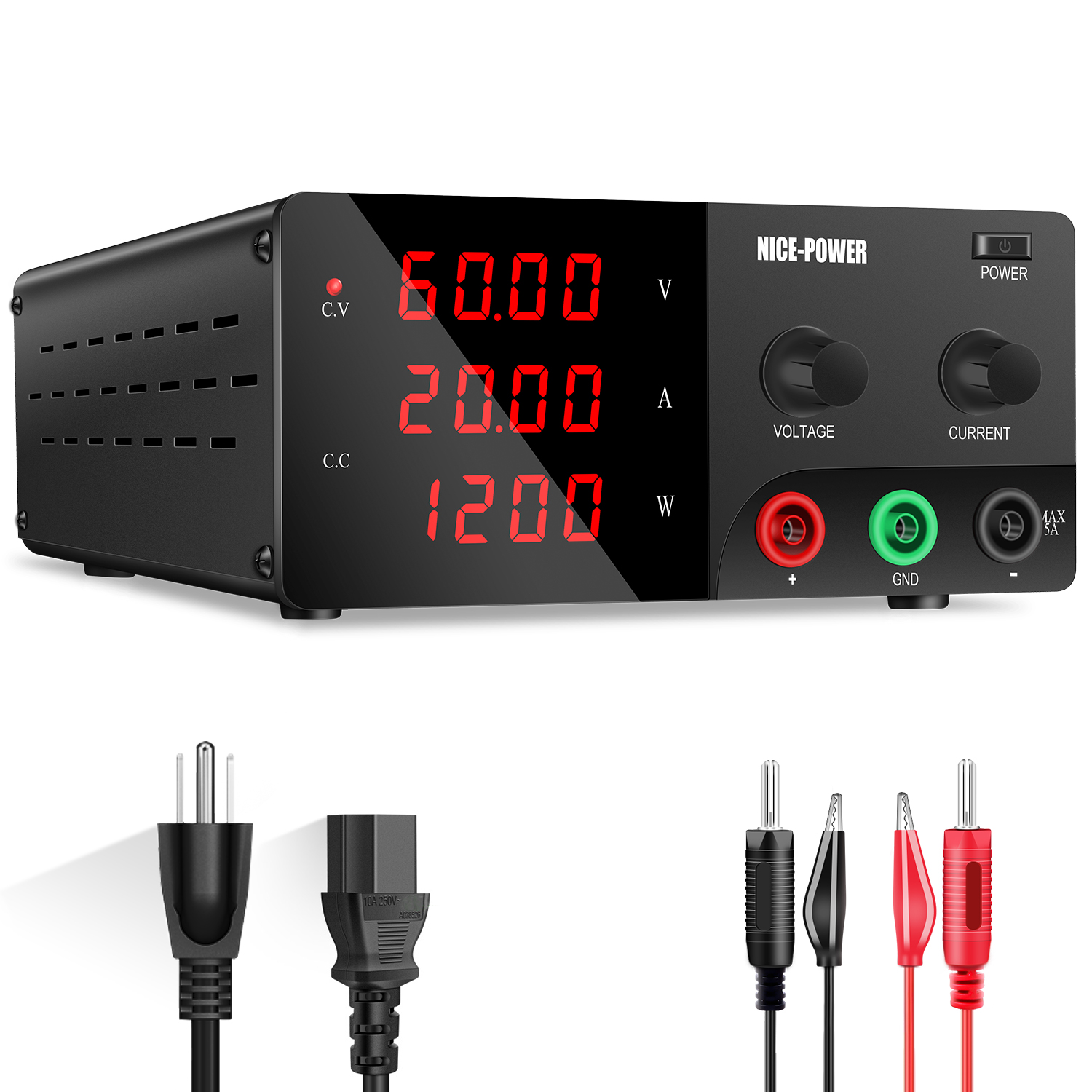 30 В 30 А Лабораторный настоль – обзор и цена High Power 60V 20A Bench Power Supply